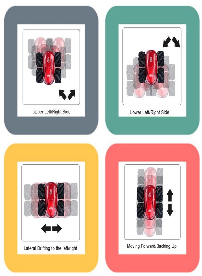 QUEENZOMY سيارة كوينزومي فيزيمون للتحكم عن بعد، سيارة انزلاقية للأولاد من عمر 5 سنوات فما فوق، سيارة انزلاقية قابلة لإعادة الشحن للأولاد | ألوان متنوعة (عبوة من قطعة واحدة) - Image 2